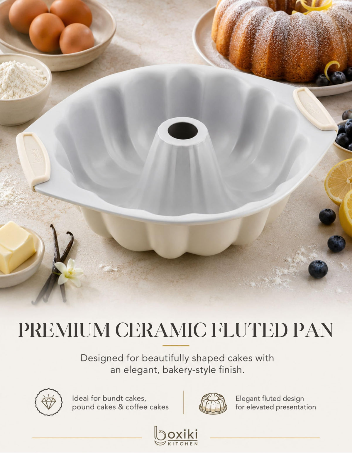Pound Cake Pan With Deep Loaf Profile