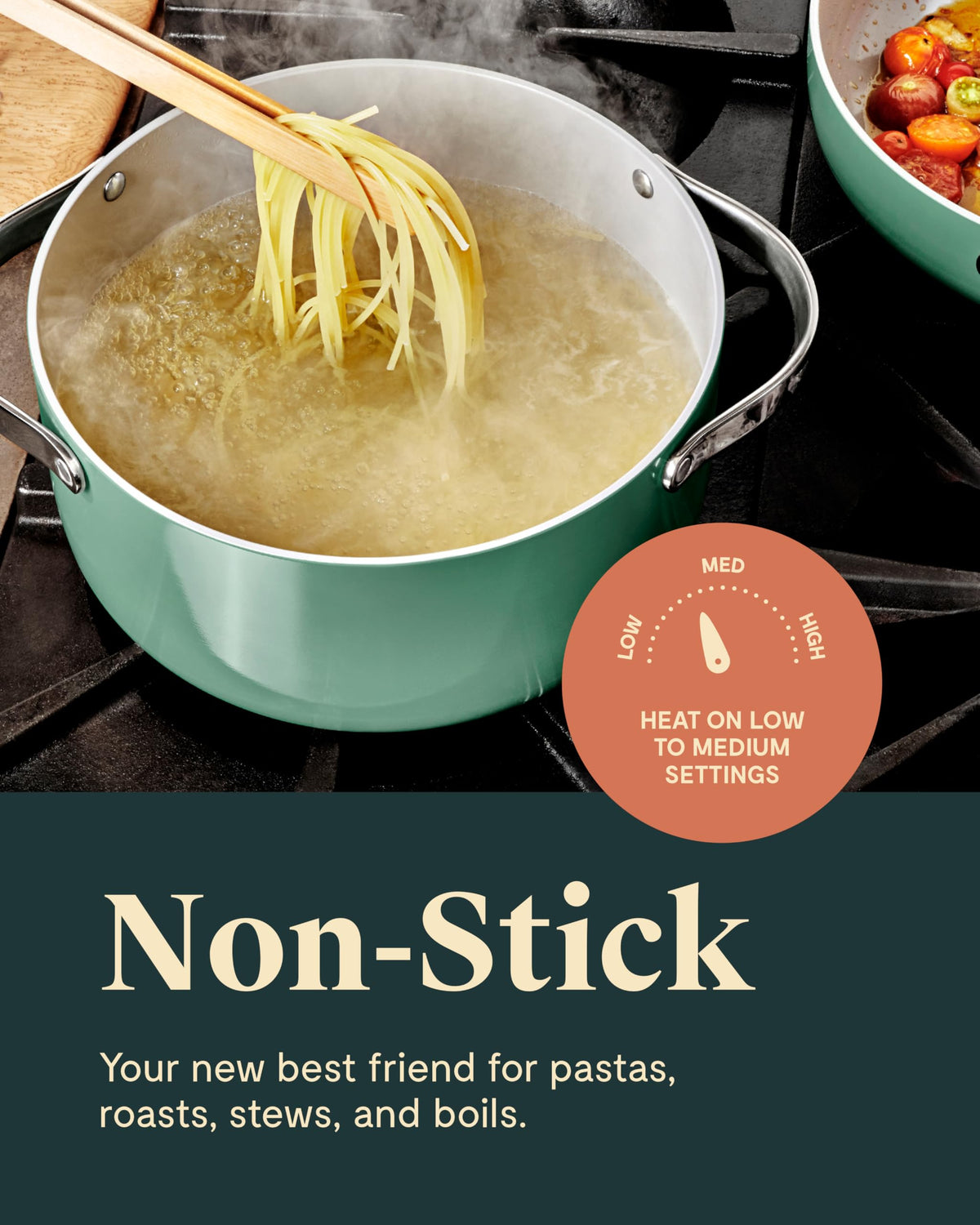 Ceramic Nonstick Dutch Oven With Easy-Clean Finish