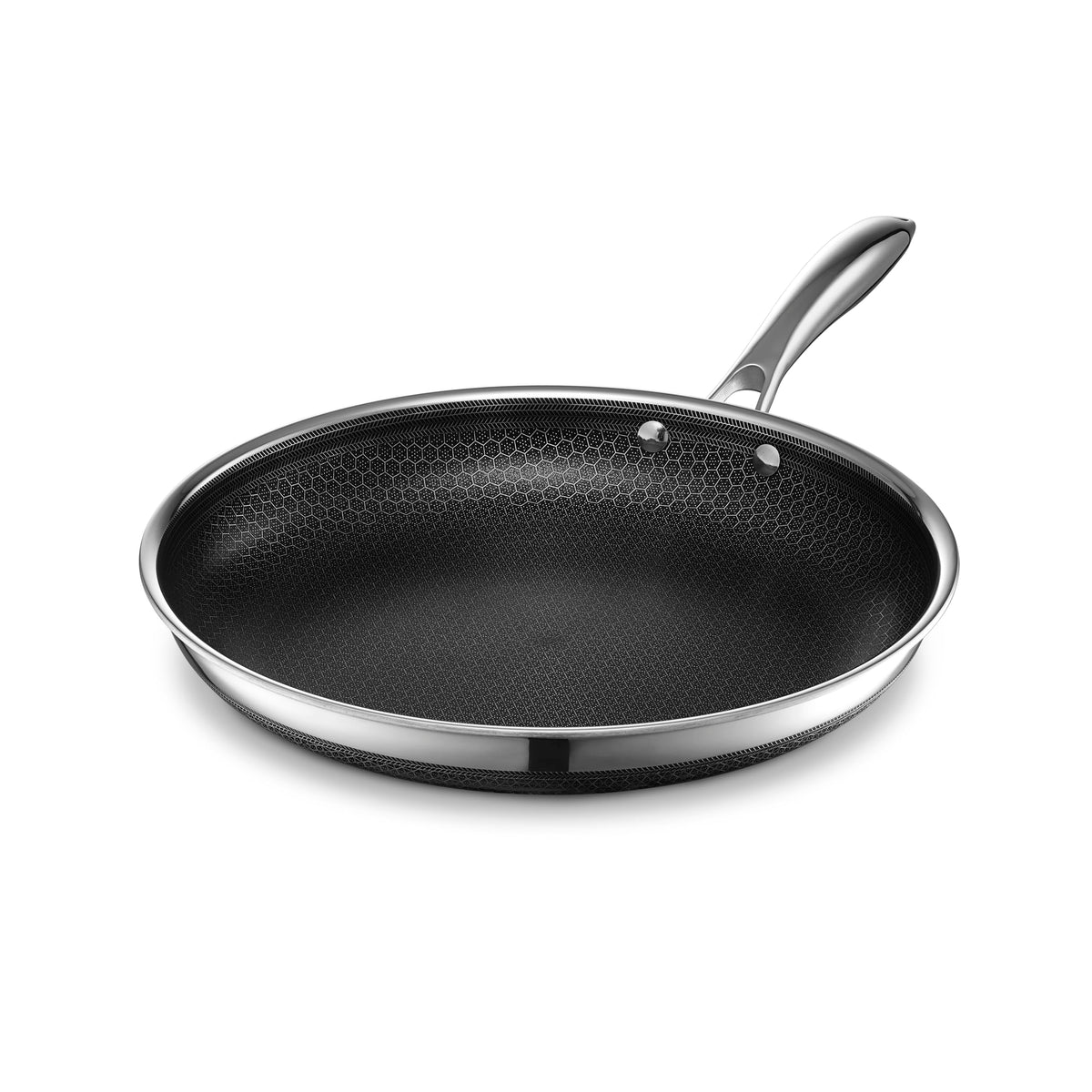 Frying Pan Set With Hybrid Stainless Steel