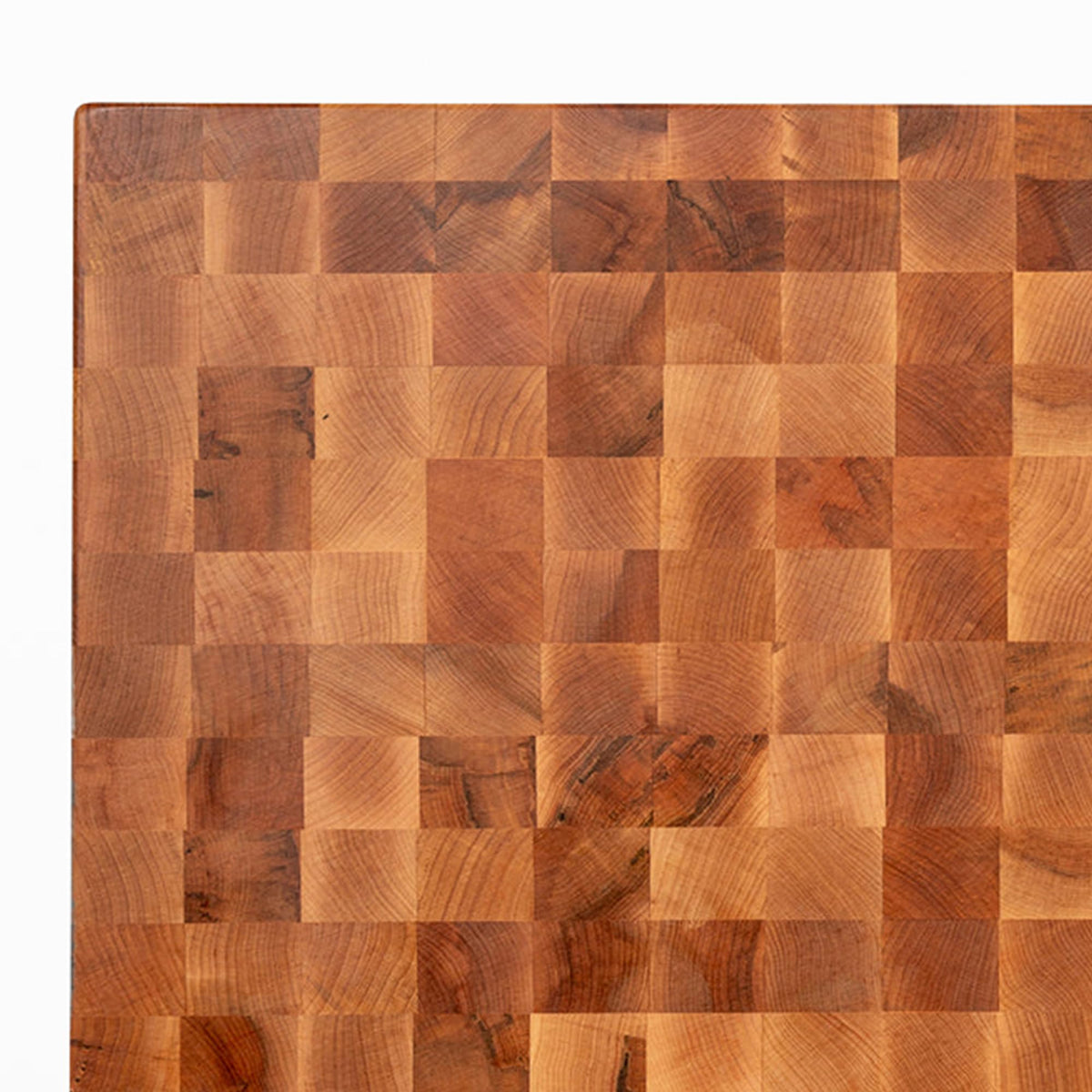 Square Maple Cutting Board With End-Grain Design