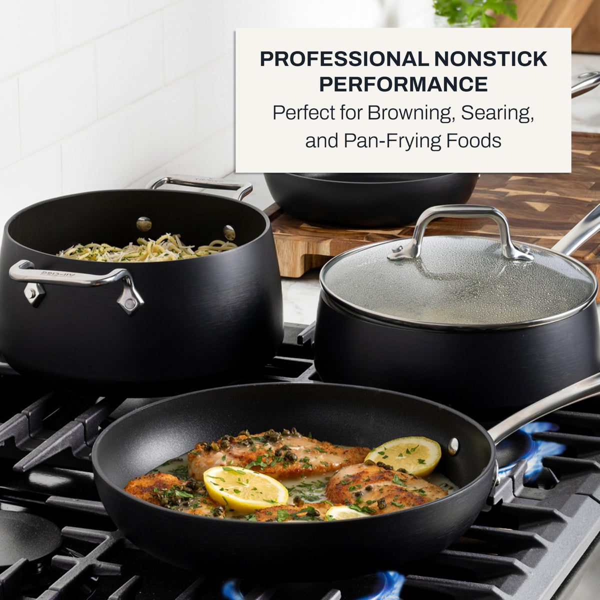 Hard-Anodized Nonstick Fry Pan for Induction