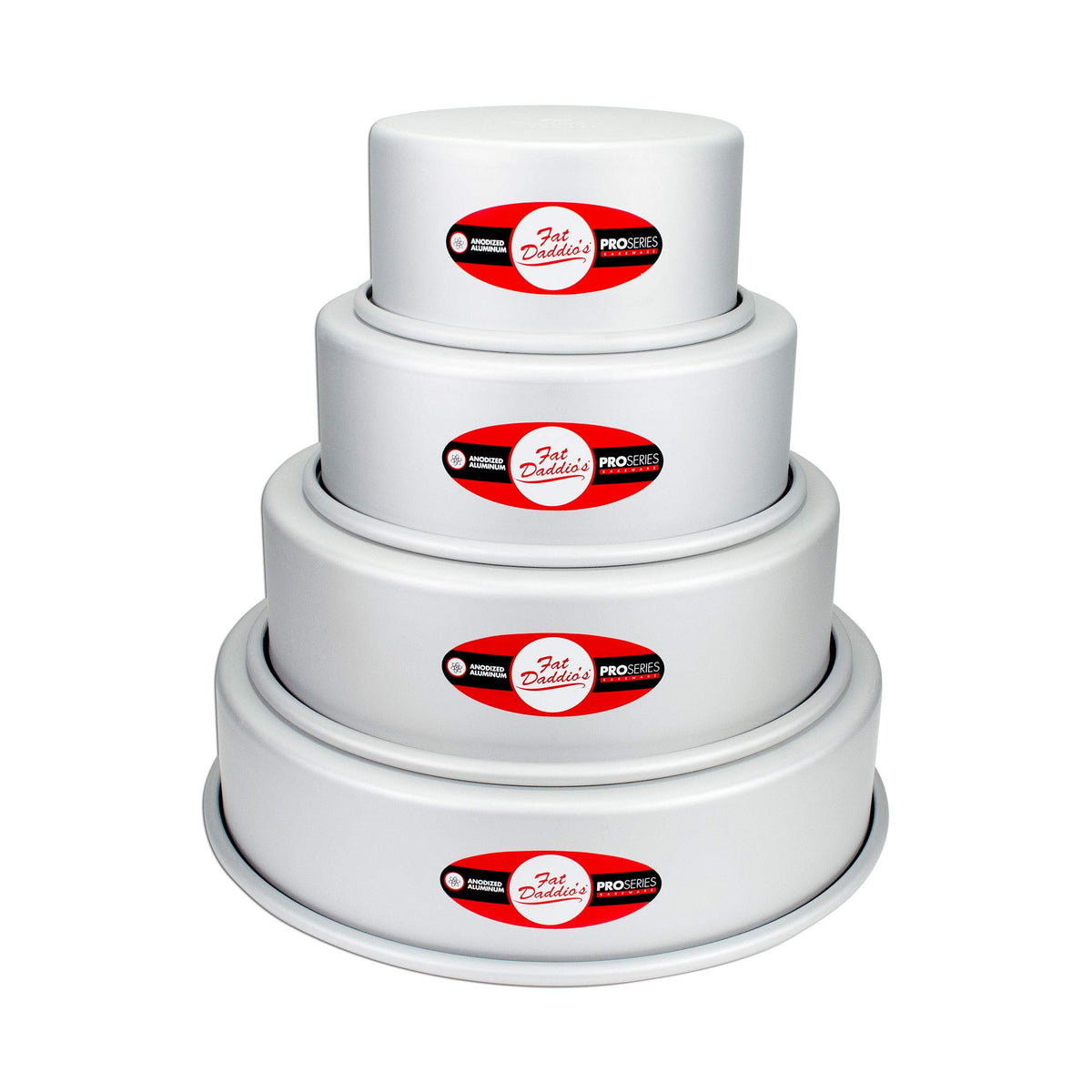 Anodized Aluminum Cake Pan Set for Even Baking