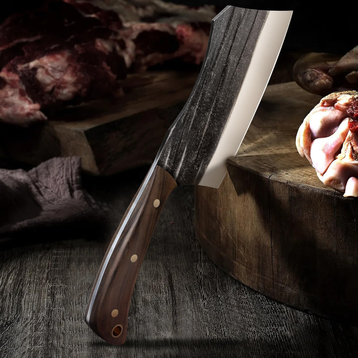 Butcher Knife Set With Precision Steel Blades