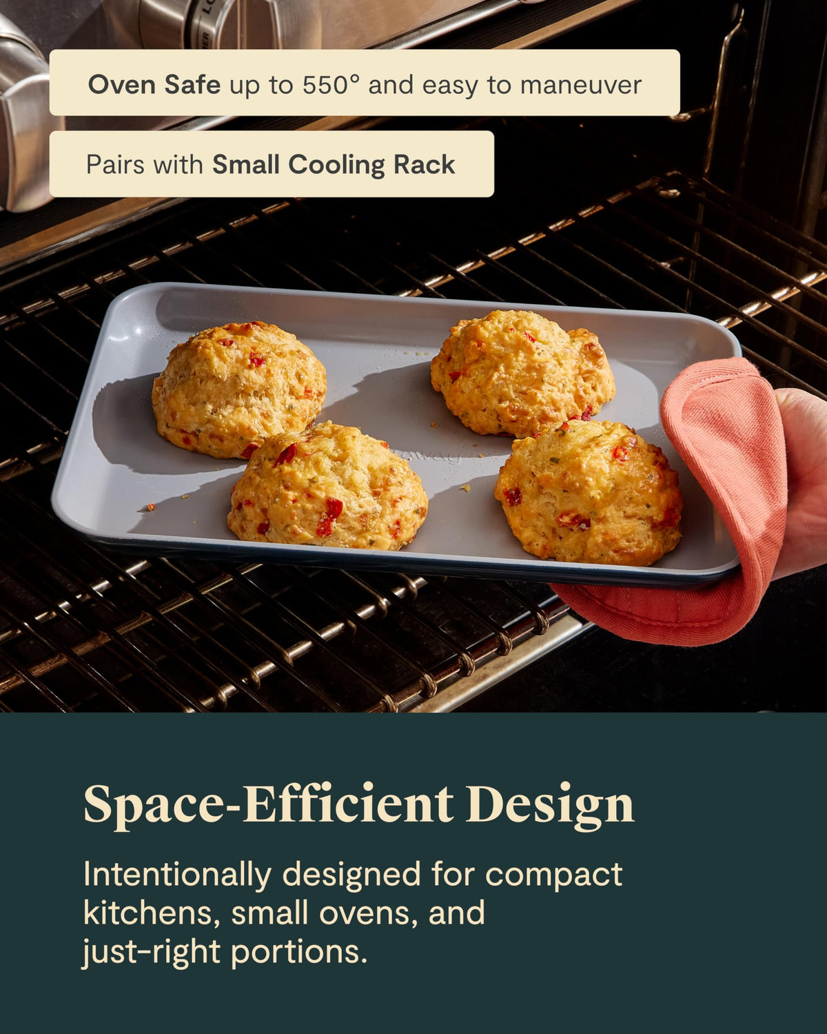 Ceramic Baking Sheet Duo With Nonstick Finish