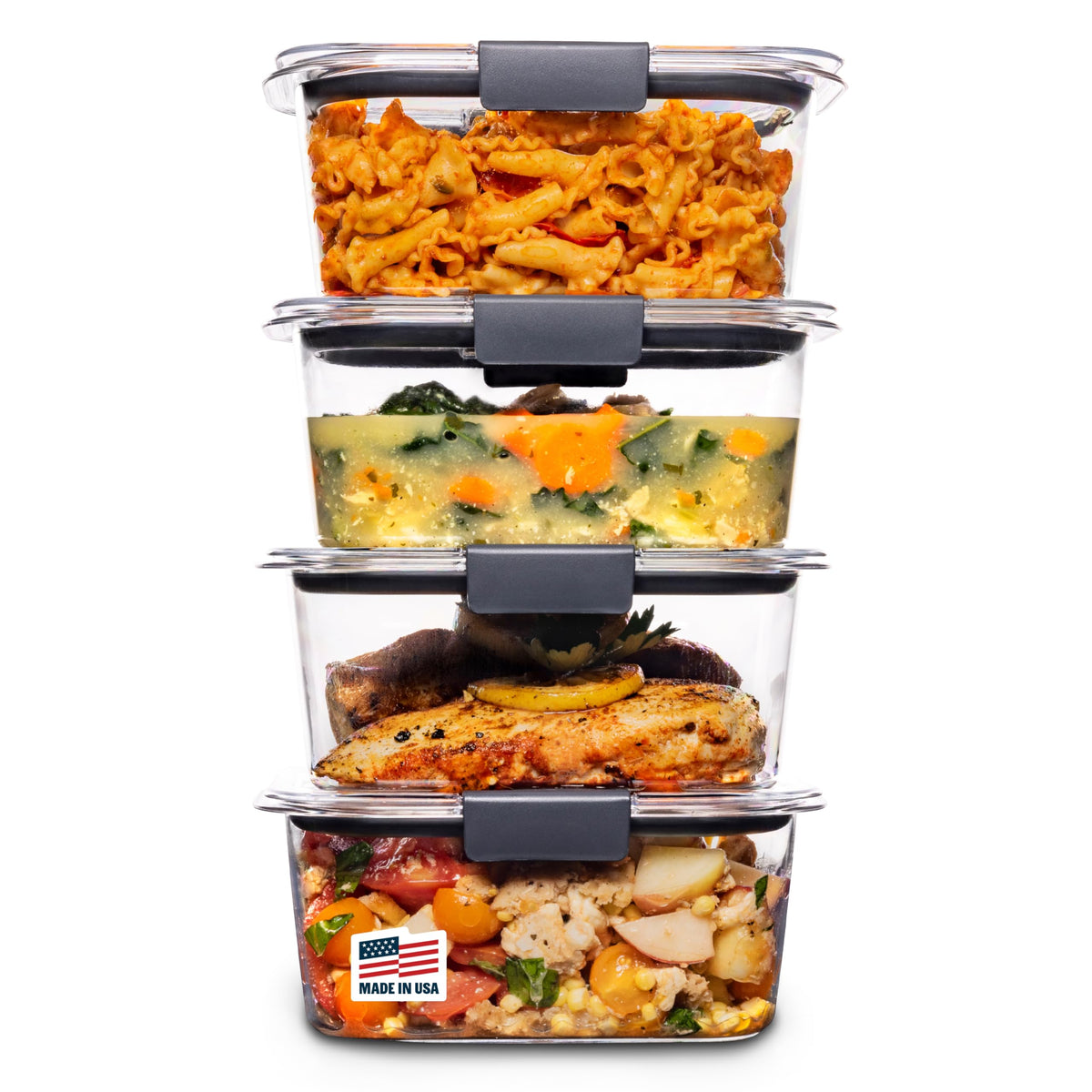 Meal Prep Containers With Dual Compartments