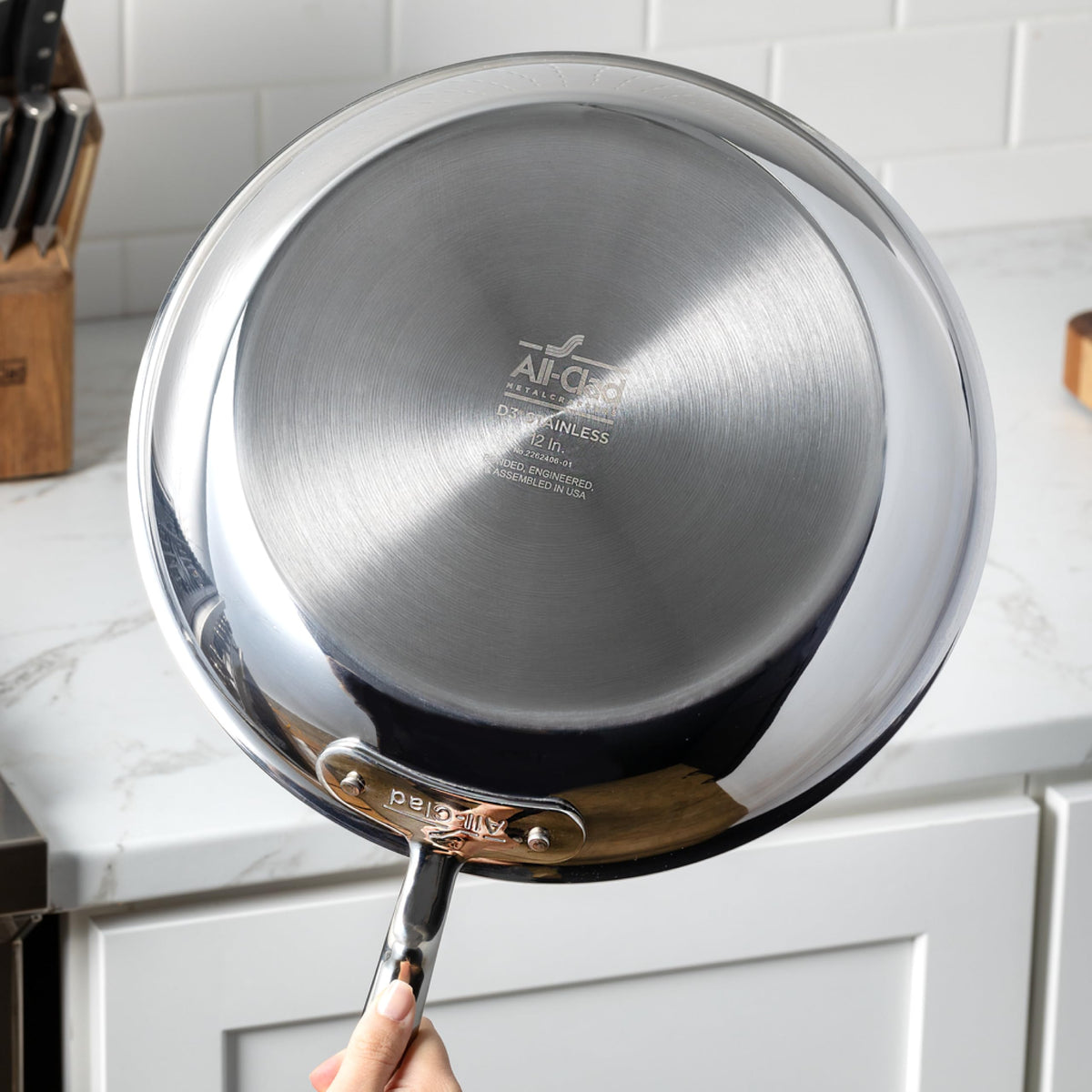 Stainless Steel Nonstick Braiser Pan With Lid