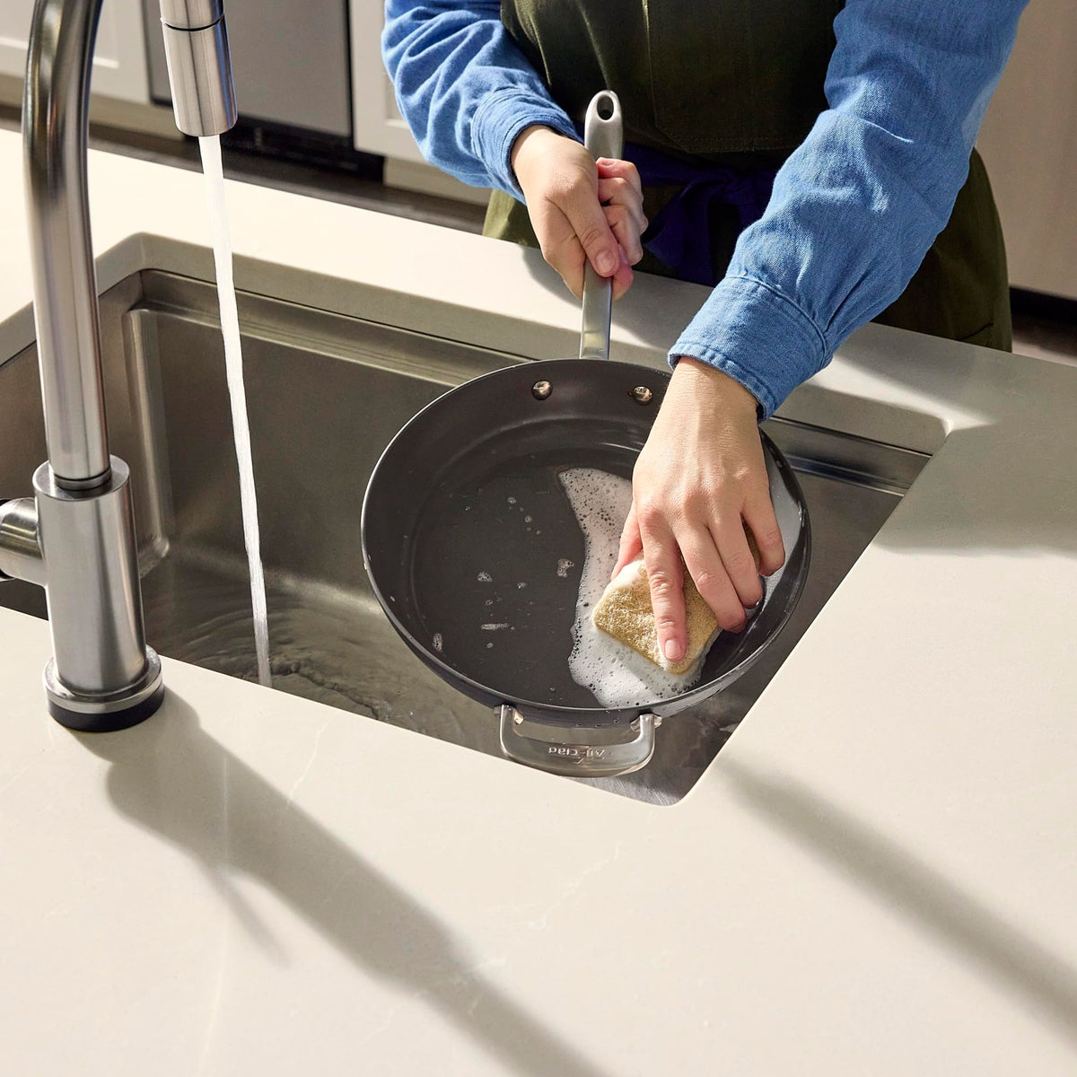 Ceramic Nonstick Pan With Induction-Ready Base