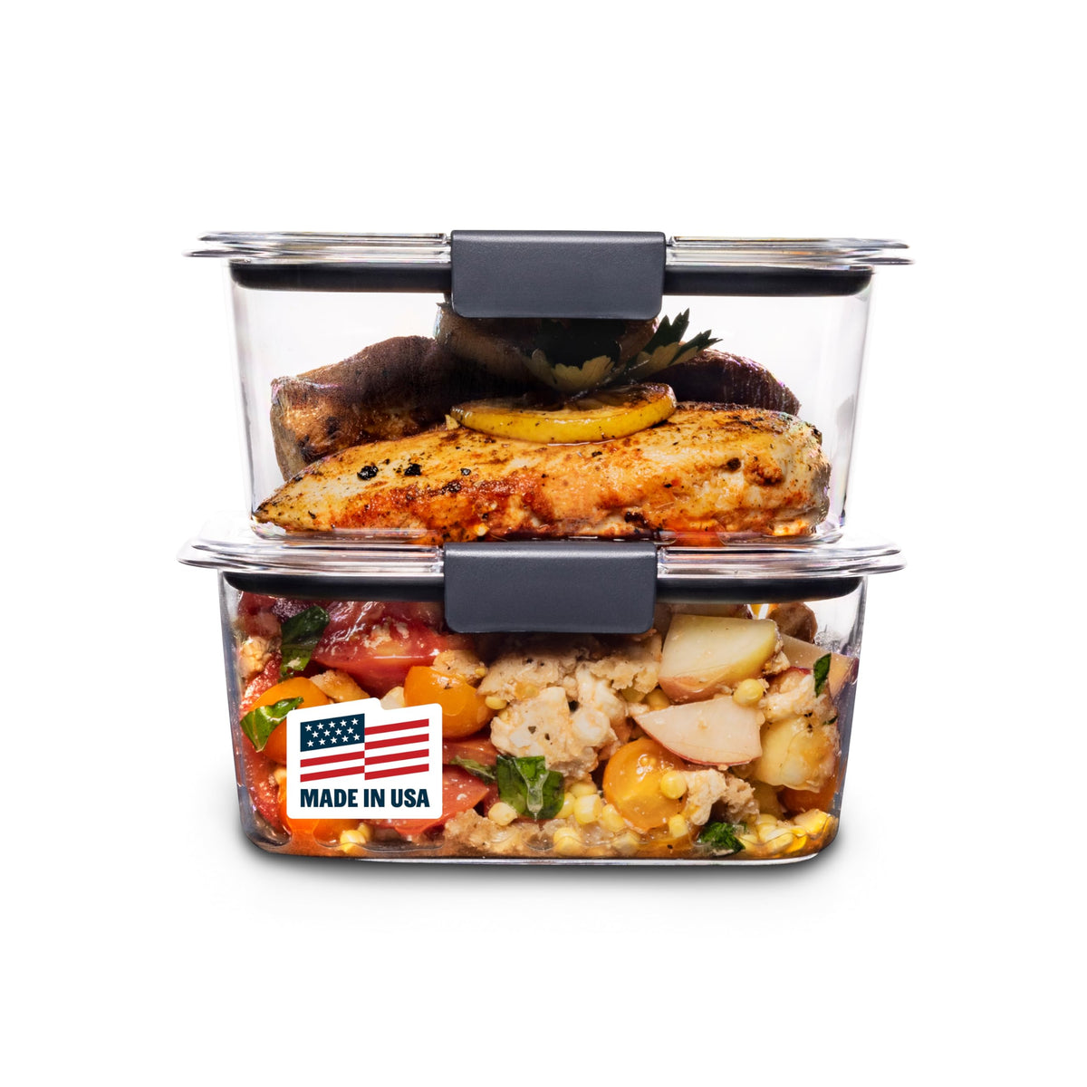 Meal Prep Containers With Dual Compartments