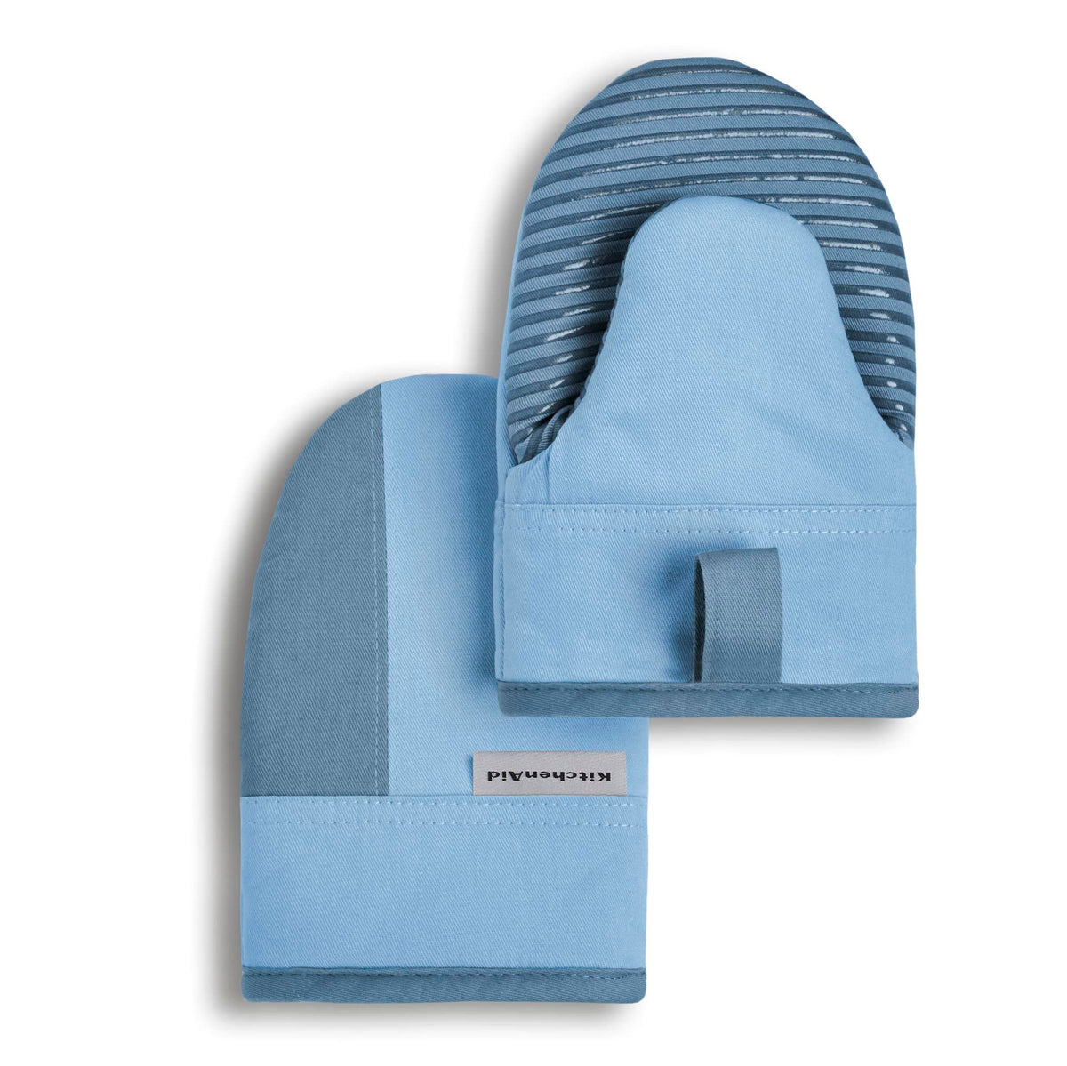 Mini Oven Mitt Set With Two-Tone Cotton Design