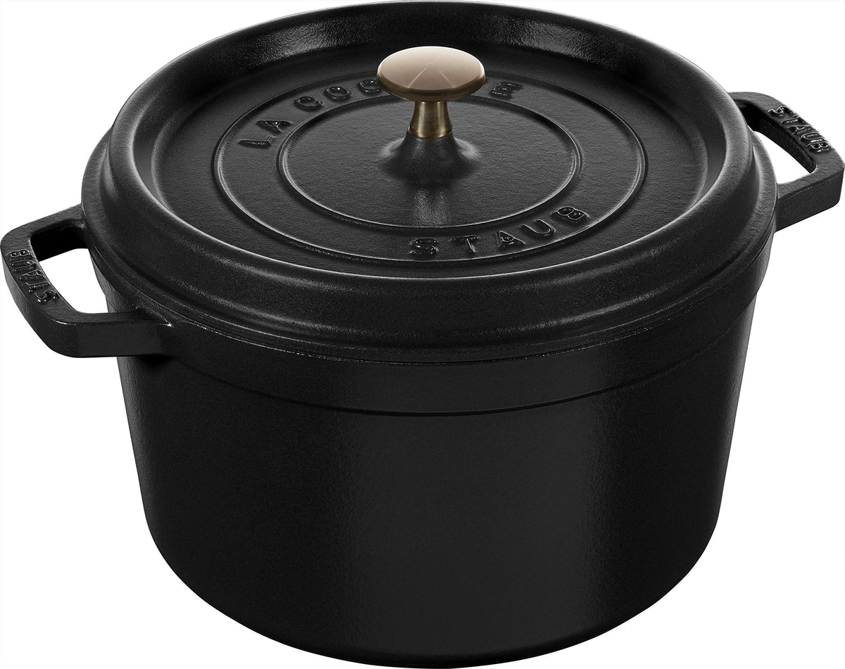 Round Cast Iron Dutch Oven With Enameled Interior