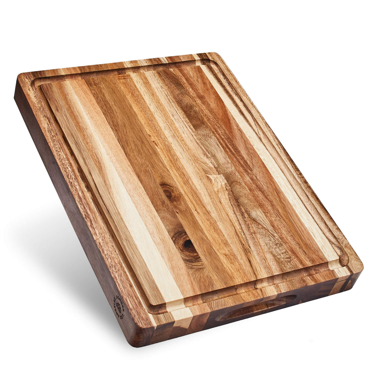 Walnut Cutting Board With End-Grain Construction