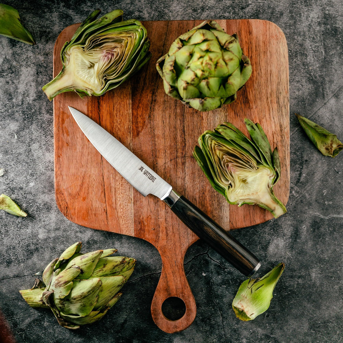 Professional Knife Block Set With High-Carbon Blades