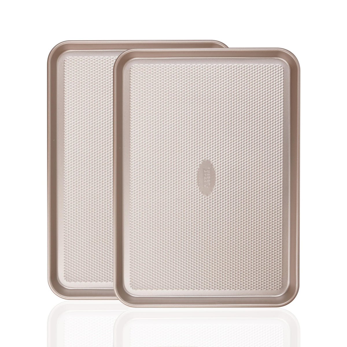 Nonstick Baking Sheet Set With Diamond Airflow Base