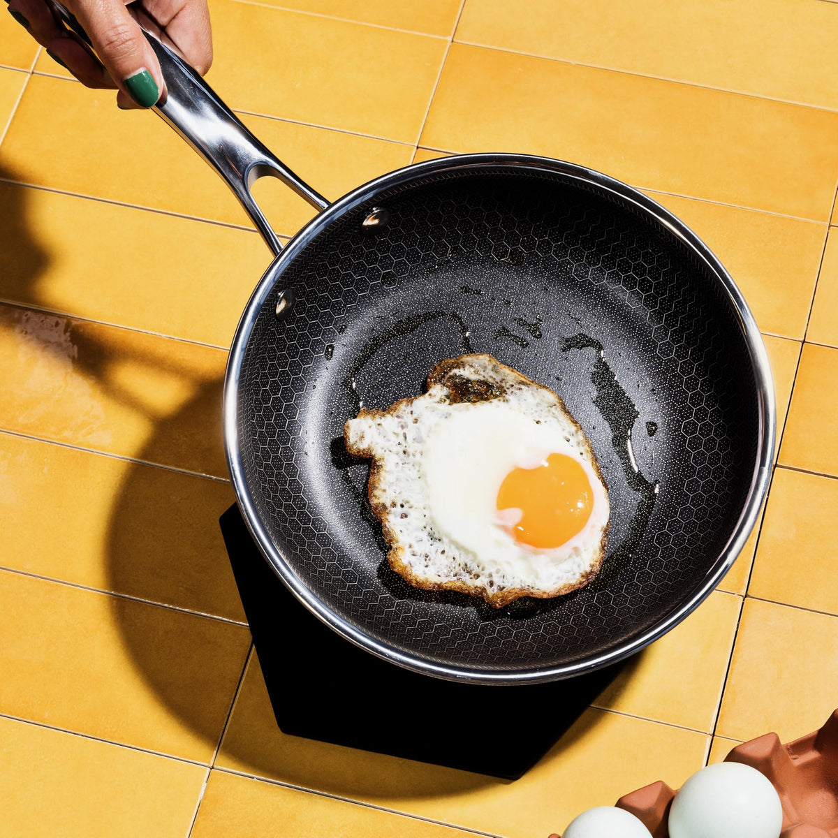 Frying Pan Set With Hybrid Stainless Steel