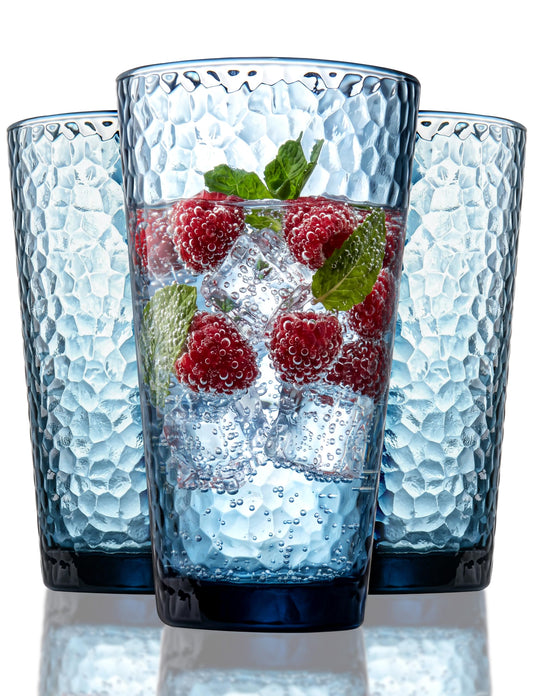Hammered Drinking Cup Set With Textured Finish