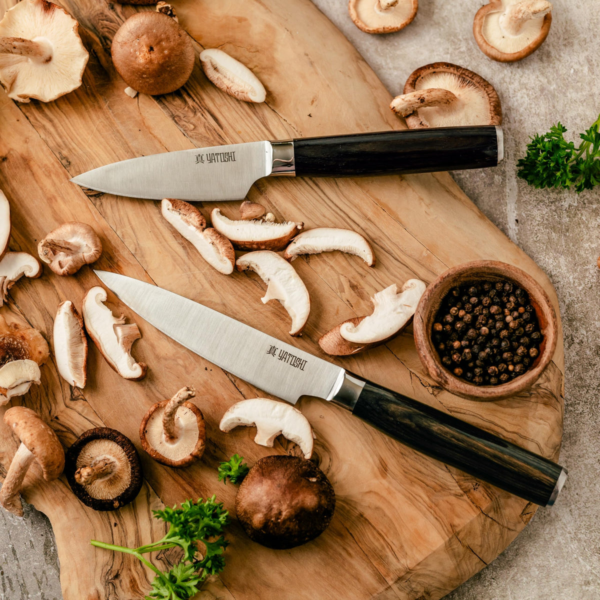 Professional Knife Block Set With High-Carbon Blades